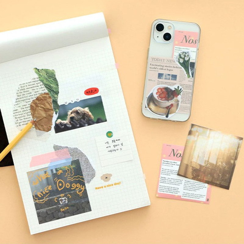 Photo lettering - Indigo Colored Decorative Paper Sticker Pack Ver2 Photo lettering - Indigo Colored Decorative Paper Sticker Pack Ver2