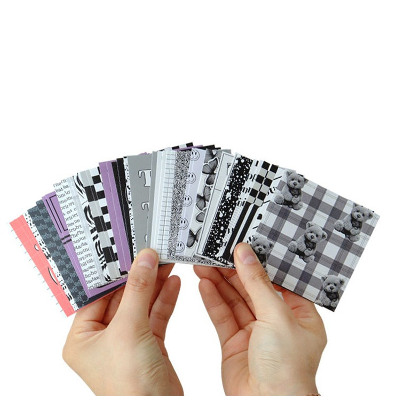 50 sheets - Indigo Colored Decorative Paper Sticker Pack Ver2 50 sheets - Indigo Colored Decorative Paper Sticker Pack Ver2