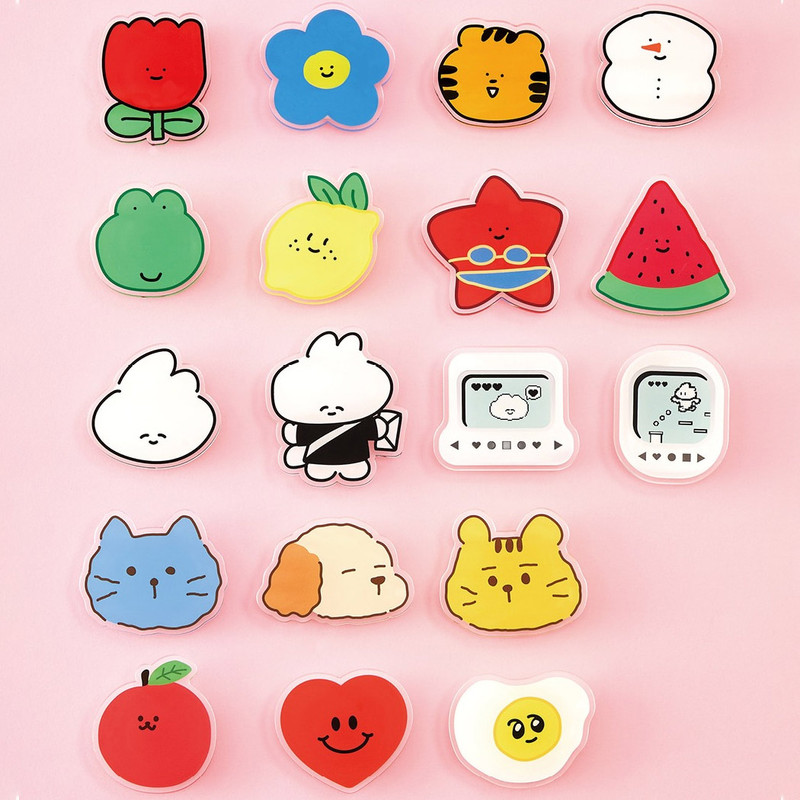 Ardium Cute Acrylic Expanding Stand Sticky Phone Grip Holder