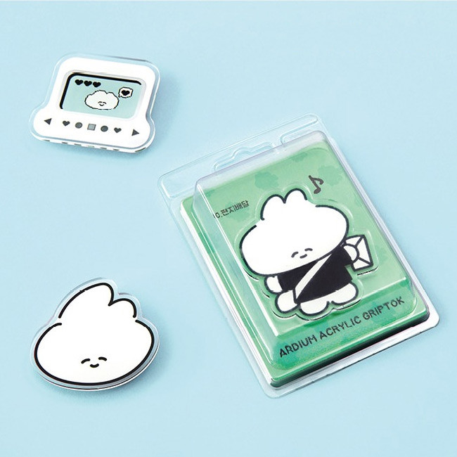 Usage example - Ardium Cute Acrylic Expanding Stand Sticky Phone Grip Holder