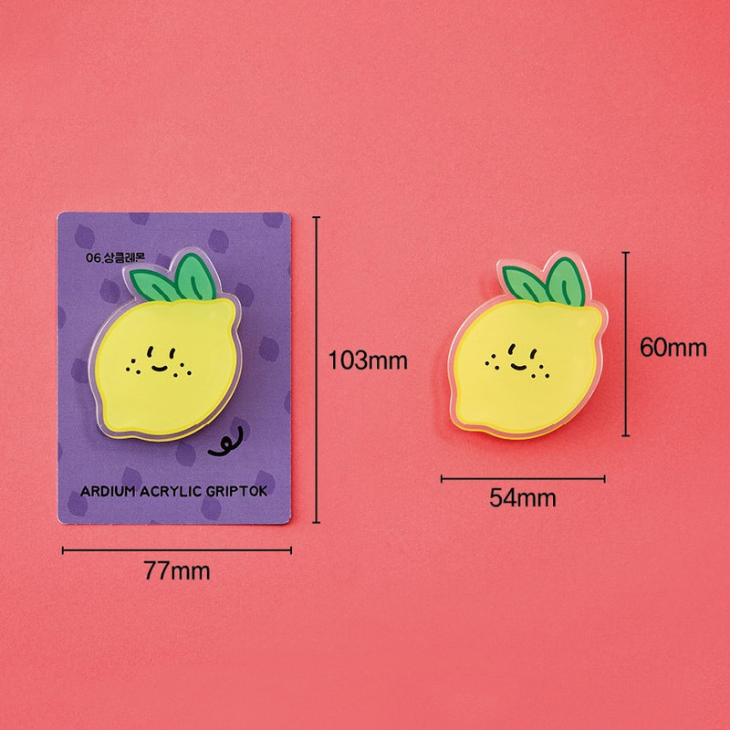 Size - Ardium Cute Acrylic Expanding Stand Sticky Phone Grip Holder