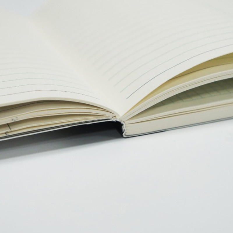 Opens flat - O-CHECK Square Dateless Monthly Planner Notebook Opens flat - O-CHECK Square Dateless Monthly Planner Notebook