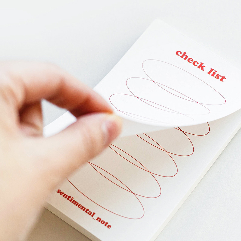 Easy tear off - Sentimental Circle Writing Notepad 70 sheets Easy tear off - Sentimental Circle Writing Notepad 70 sheets