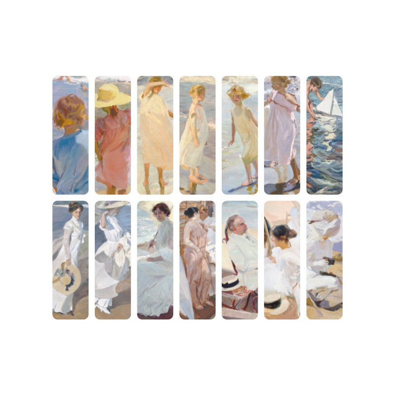 Pack of 28 bookmarks - Nacoo Sorolla paper bookmark set Pack of 28 bookmarks - Nacoo Sorolla paper bookmark set