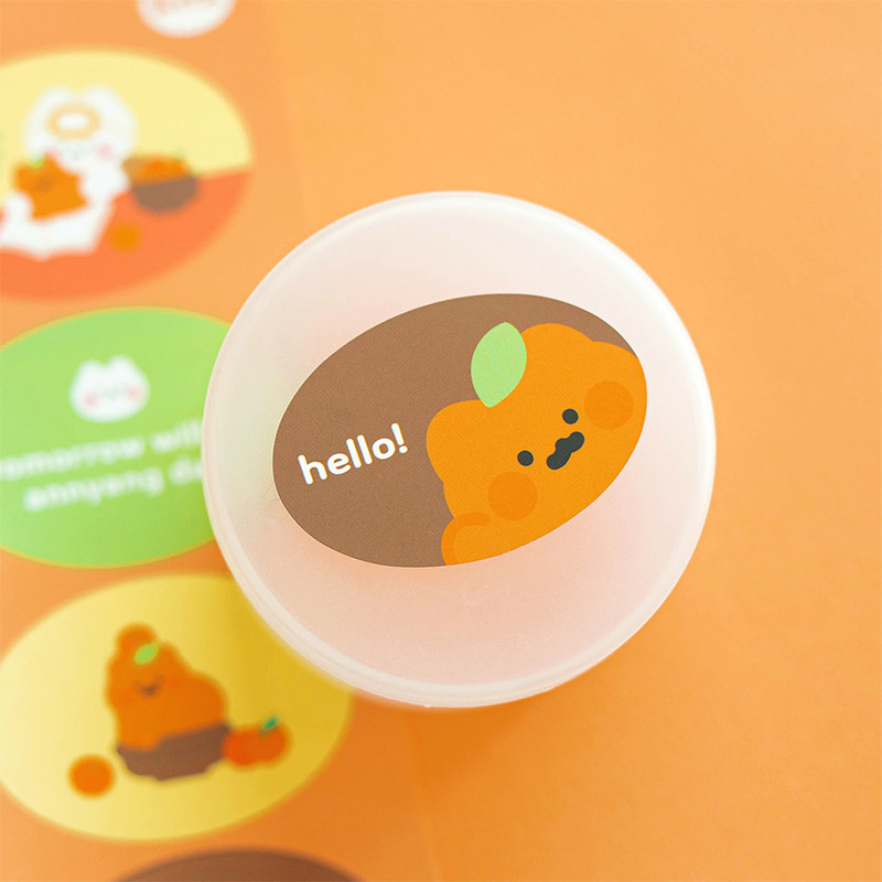 Usage example - Anyang Jeju Mandarin Removable Waterproof Sticker