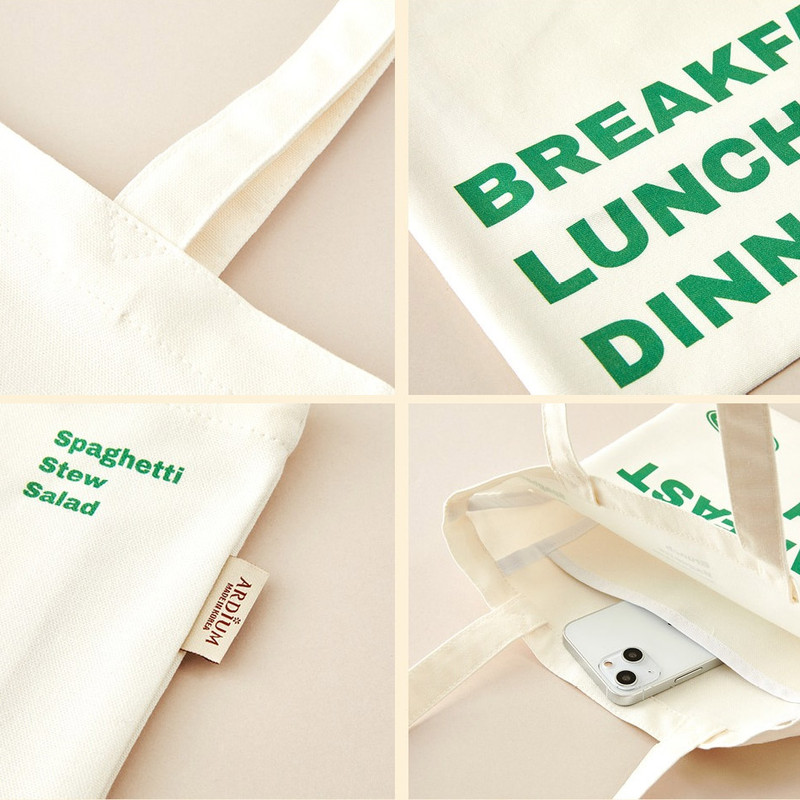 Detail of Ardium Vivid Medium Cotton Shoulder Tote Bag Detail of Ardium Vivid Medium Cotton Shoulder Tote Bag