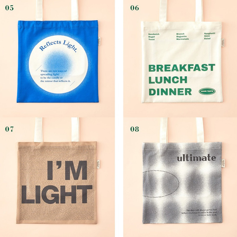 Option - Ardium Vivid Medium Cotton Shoulder Tote Bag Option - Ardium Vivid Medium Cotton Shoulder Tote Bag