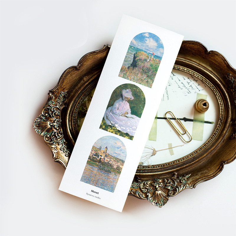 Usage example of Classic Famous Painting Mood Stickers