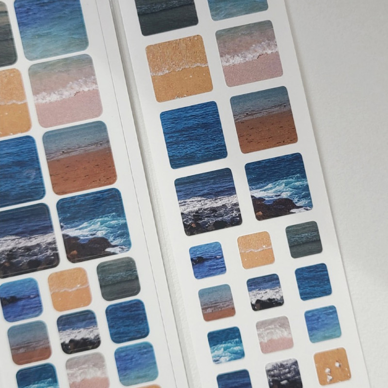 Ocean Beach Square Sticker Ocean Beach Square Sticker