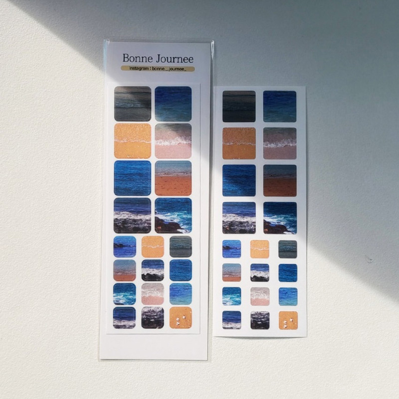 Ocean Beach Square Sticker Ocean Beach Square Sticker