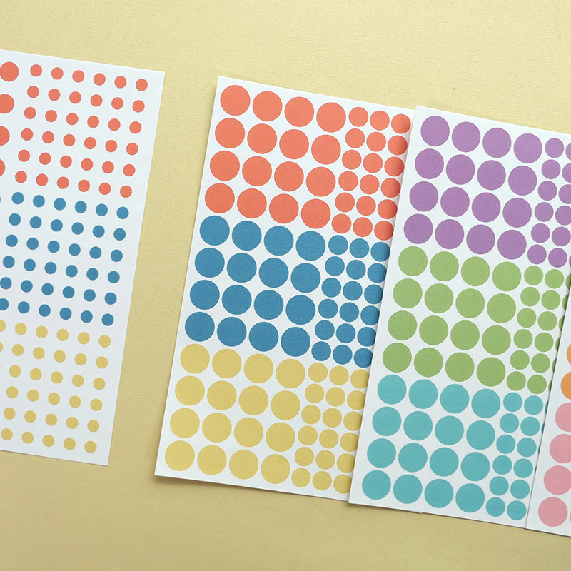 GMZ The Memo Circle Deco Removable Sticker Set