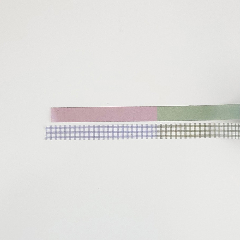 Detail of Basic and Check Slim Masking Tape Set