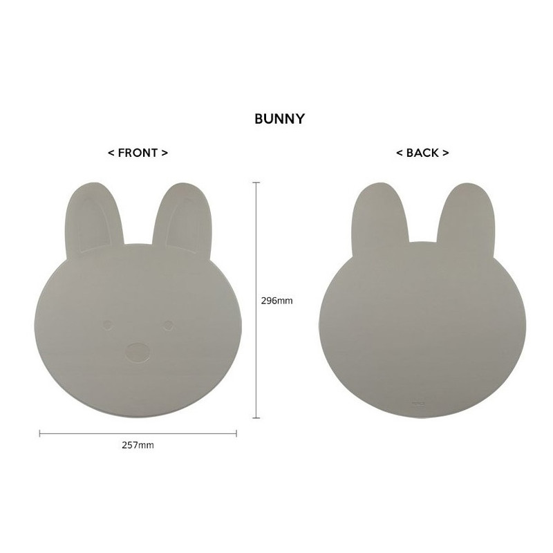 Size - Fenice Animal Bunny PU Mouse Pad