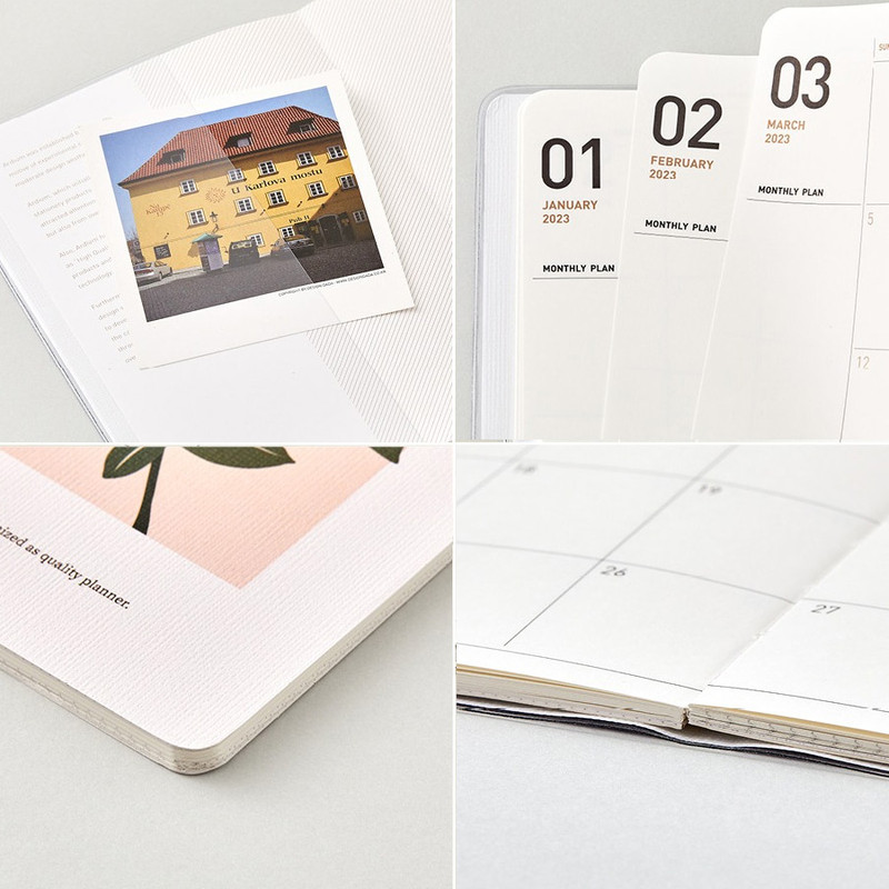 Detail of Ardium 2023 Dated Monthly Planner Scheduler