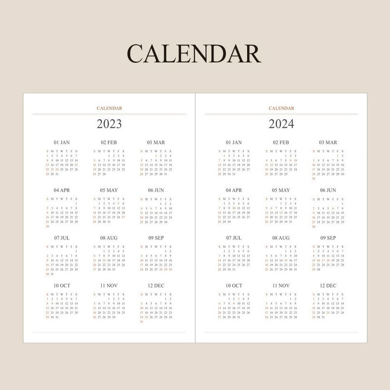 Calendar - Indigo 2023 Official A5 Dated Weekly Planner Scheduler