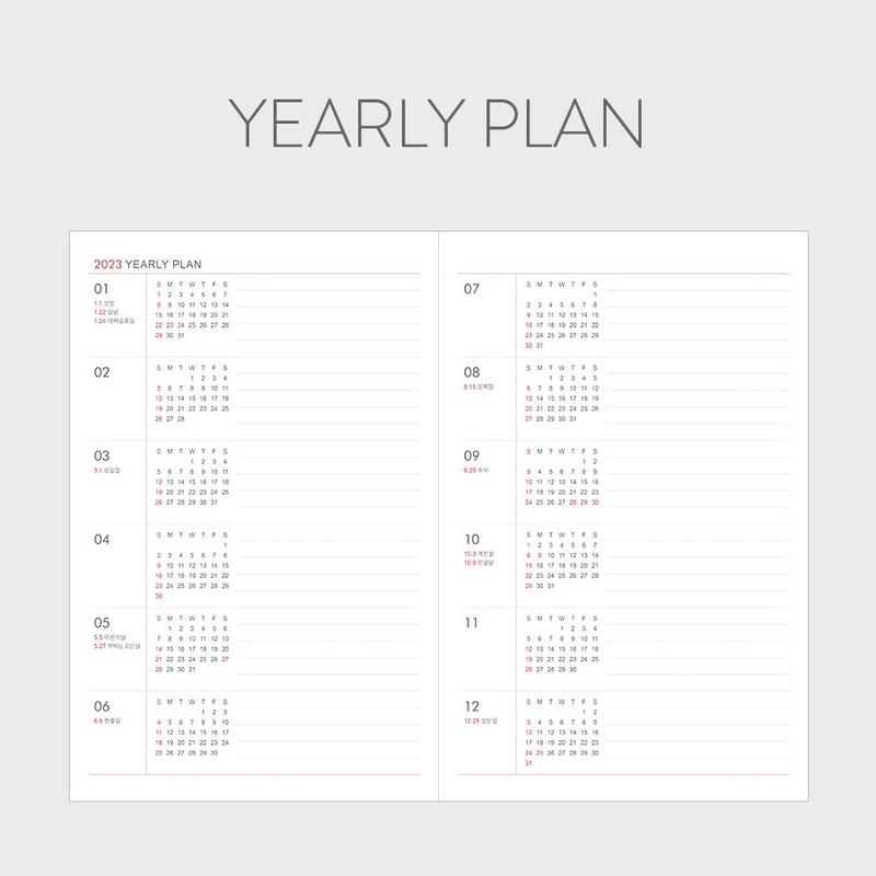 yearly plan - Indigo 2023 Prism A5 Dated Weekly Diary Planner