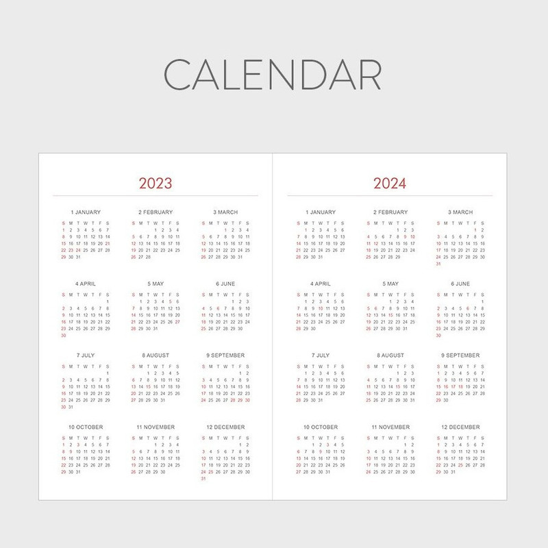 Calendar - Indigo 2023 Prism B6 Dated Weekly Diary Planner