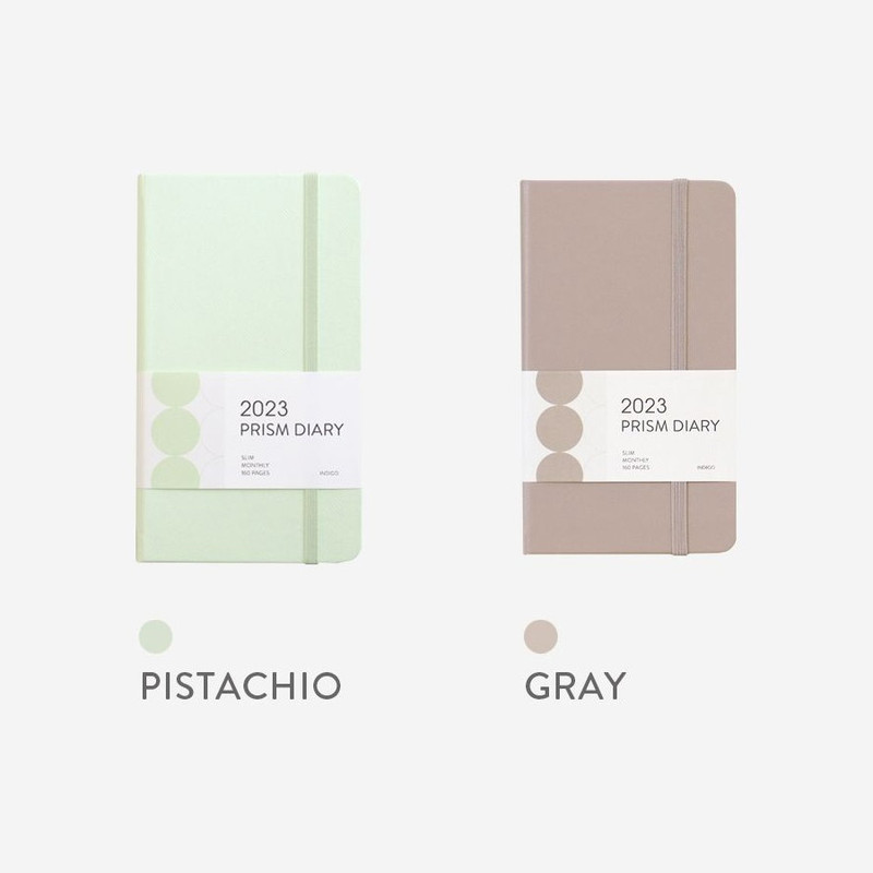 colors - Indigo 2023 Prism Slim Dated Monthly Diary Planner