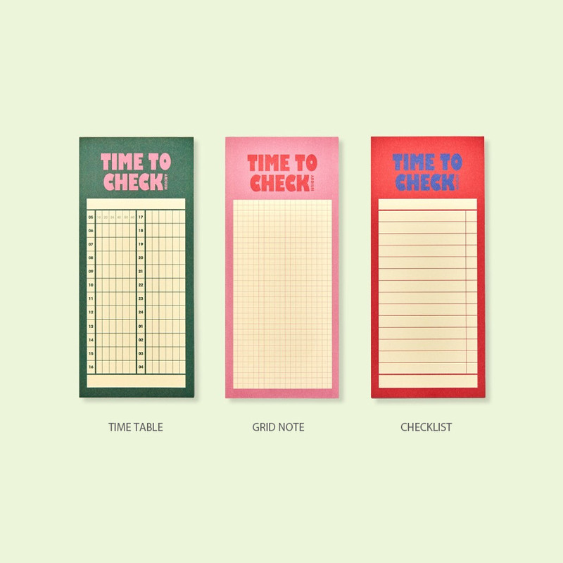 Options - Ardium Time To Check Timetable Checklist Tracker Writing Pad Options - Ardium Time To Check Timetable Checklist Tracker Writing Pad