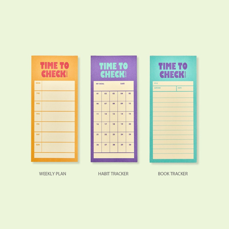 Options - Ardium Time To Check Timetable Checklist Tracker Writing Pad Options - Ardium Time To Check Timetable Checklist Tracker Writing Pad