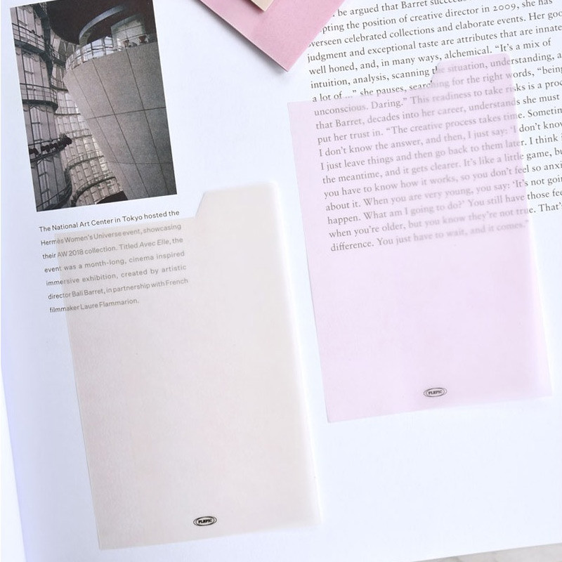 usage example - Play Obje Moist Free Large Index Tracing Sticky Notepad usage example - Play Obje Moist Free Large Index Tracing Sticky Notepad