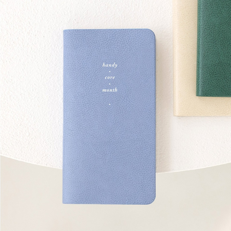 Cashmere blue - 2023 Notable memory slim handy dated monthly planner