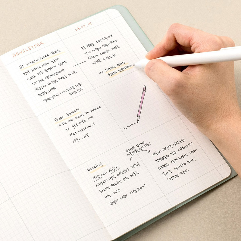 Grid note - 2023 Notable memory medium dated weekly planner