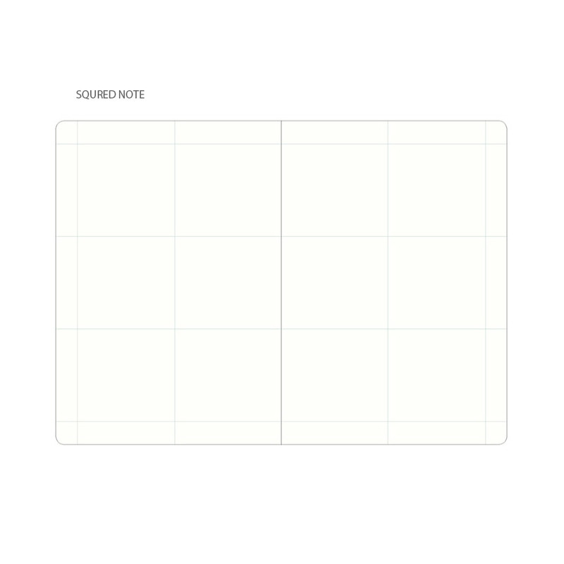 Square note - 2023 Notable memory slim B6 dated monthly planner