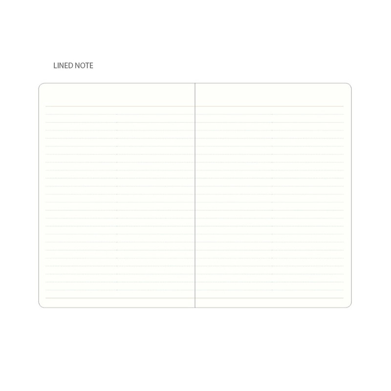 Lined note - 2023 Notable memory slim B6 dated monthly planner