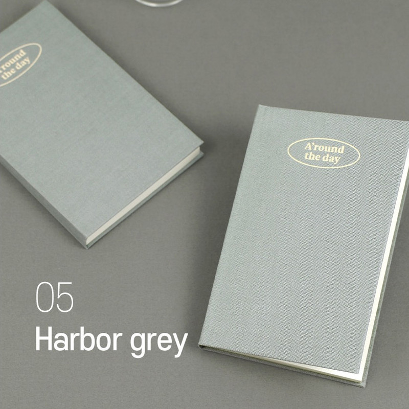 Harbor gray - 2023 Paperian A'round The Day A6 Dated Weekly Diary Planner