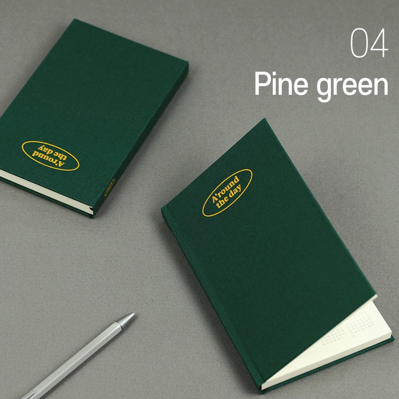 Pine green - 2023 Paperian A'round The Day A6 Dated Weekly Diary Planner