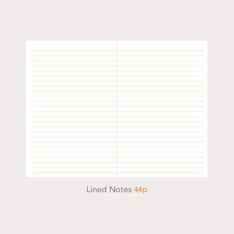 Lined note - 2023 Paperian A'round B6 Dated Weekly Diary Planner