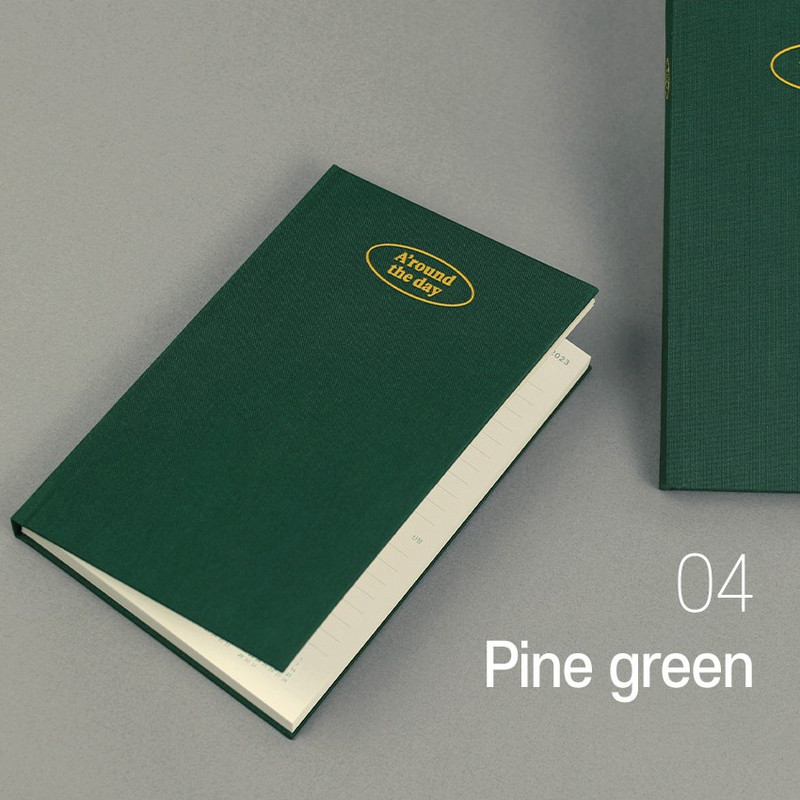 Pine green - 2023 Paperian A'round B6 Dated Weekly Diary Planner