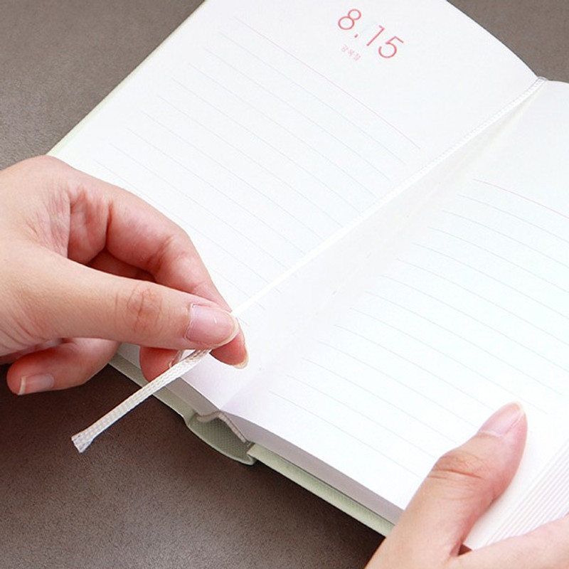 Ribbon bookmark - 2023 Prism Small Hardcover Dated Daily Diary Journal