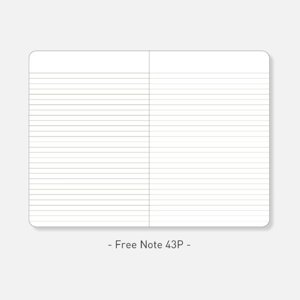 Lined note - 2023 Basic B6 Dated Weekly Planner Diary