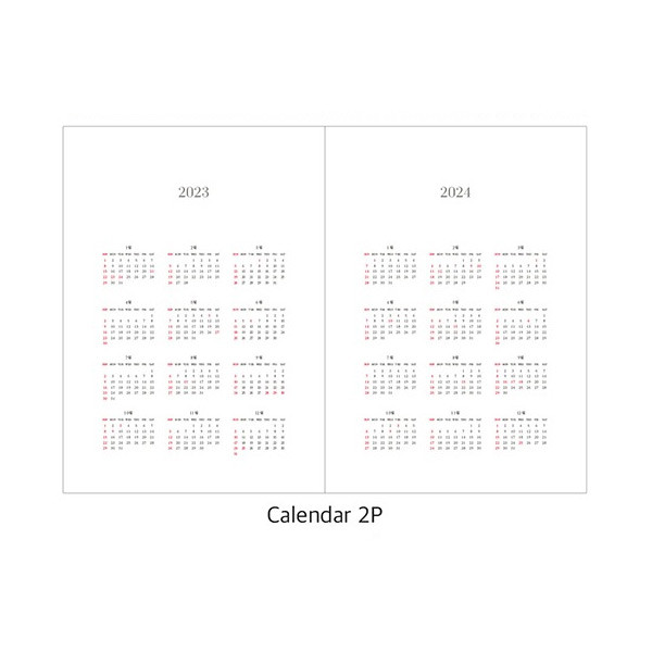 Calendar - 2023 Daily Life A5 Dated Weekly Planner