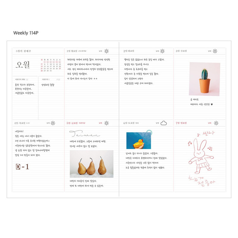 Weekly plan - 2023 Daily Life A5 Dated Weekly Planner