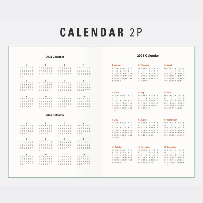 Calendar - 2023 Table Talk B5 Dated Monthly Planner Diary