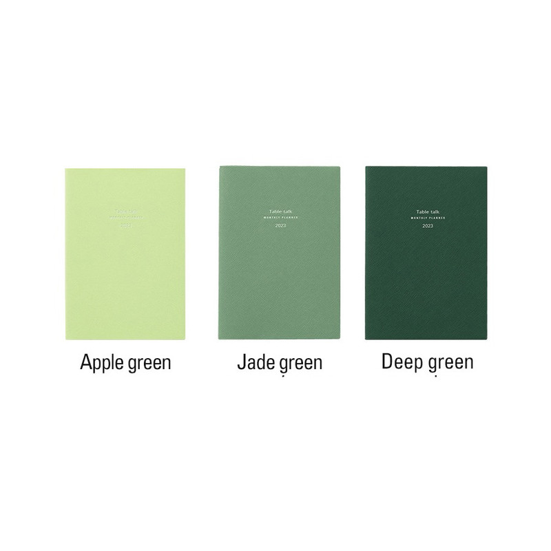 Colors of 2023 Table Talk B6 Dated Monthly Planner Colors of 2023 Table Talk B6 Dated Monthly Planner