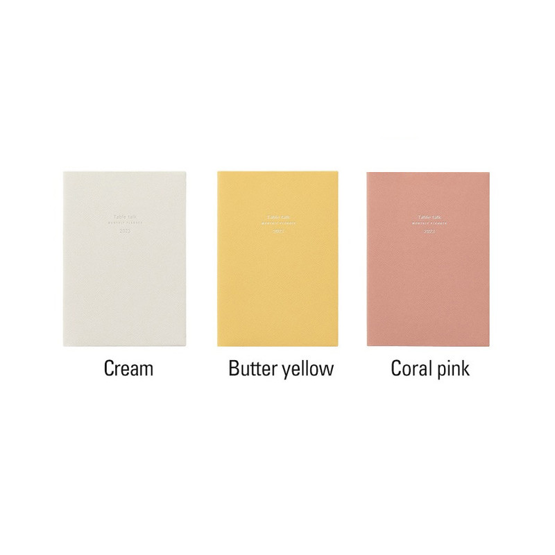 Colors of 2023 Table Talk B6 Dated Monthly Planner Colors of 2023 Table Talk B6 Dated Monthly Planner