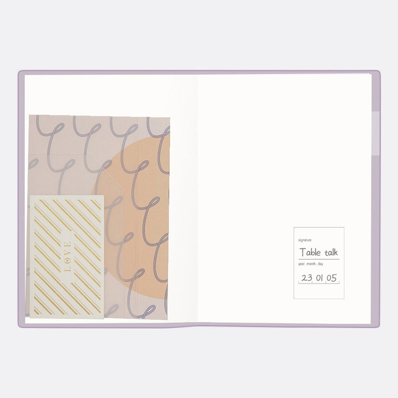 Additional storage room - 2023 Table Talk B6 Dated Monthly Planner Additional storage room - 2023 Table Talk B6 Dated Monthly Planner