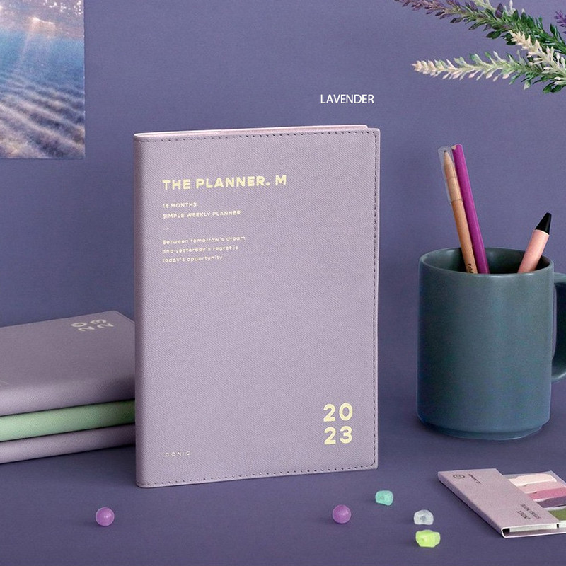 Lavender - 2023 Simple A5 Medium Dated Weekly Planner