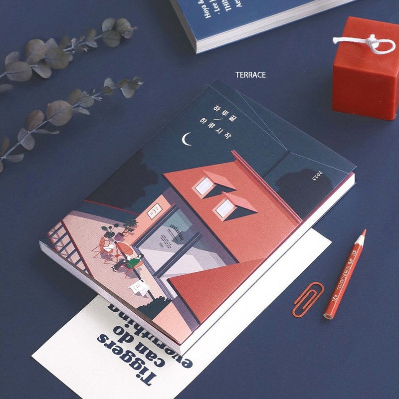 Terrace - 2023 End-And Dated Weekly Planner Diary
