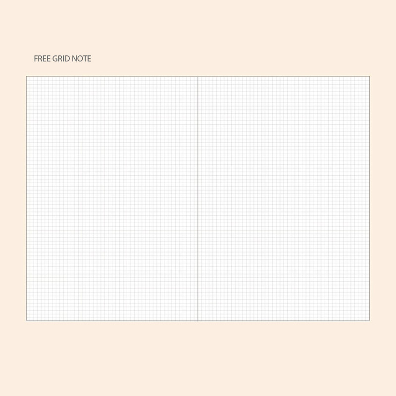 Grid note - 2023 Slow Life B6 Dated Weekly Planner