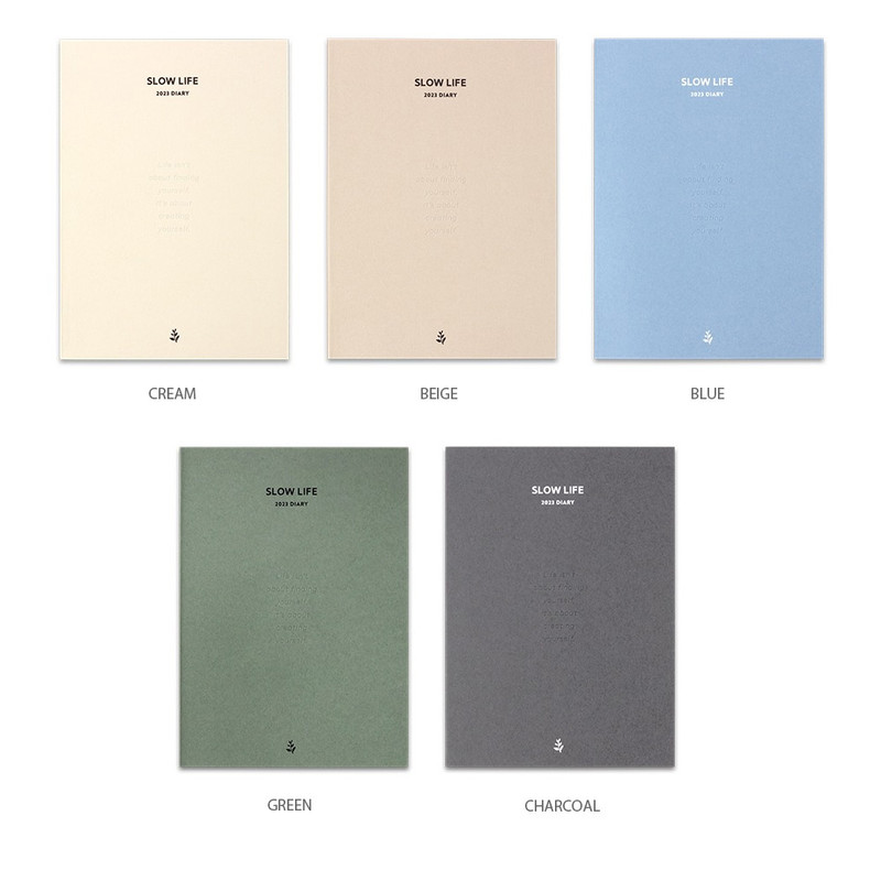 Colors of 2023 Slow Life B6 Dated Weekly Planner