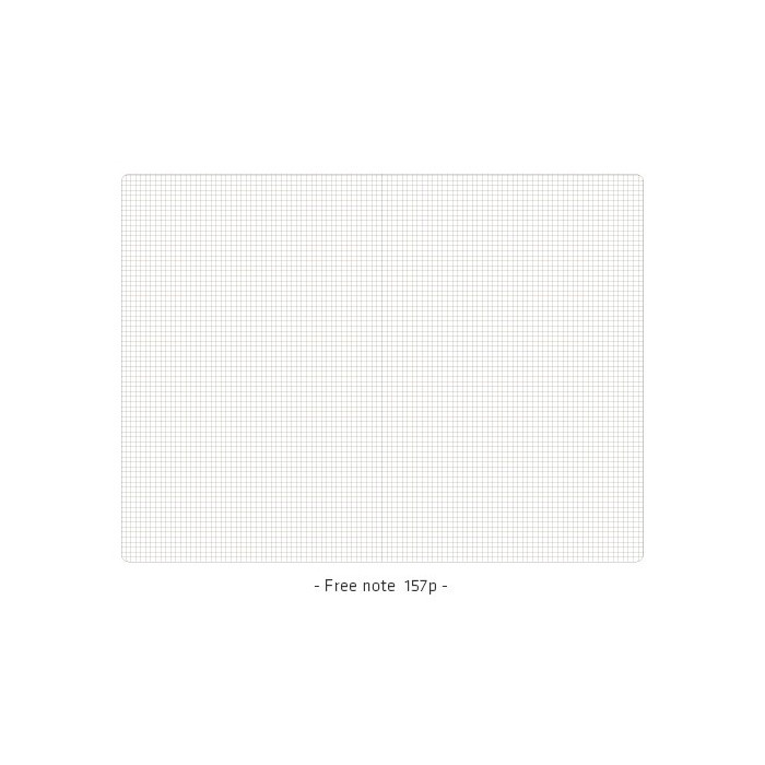 Grid notes - 2023 Simple Large Dated Monthly Planner Diary