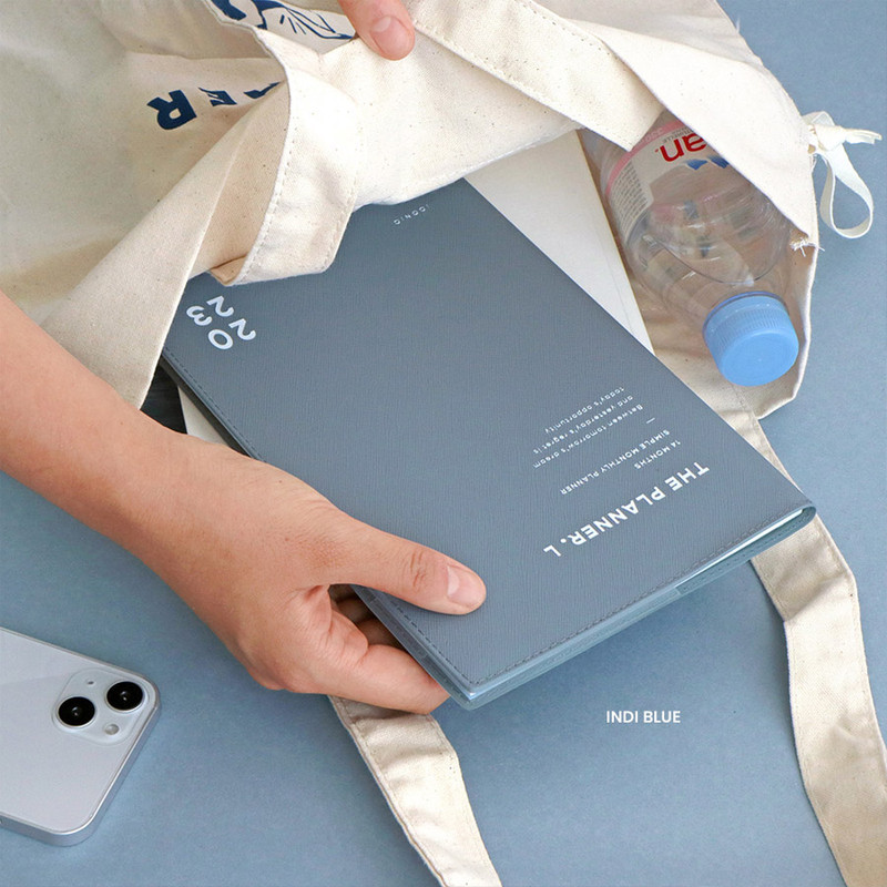 Indi blue - 2023 Simple A5 Large Dated Monthly Planner