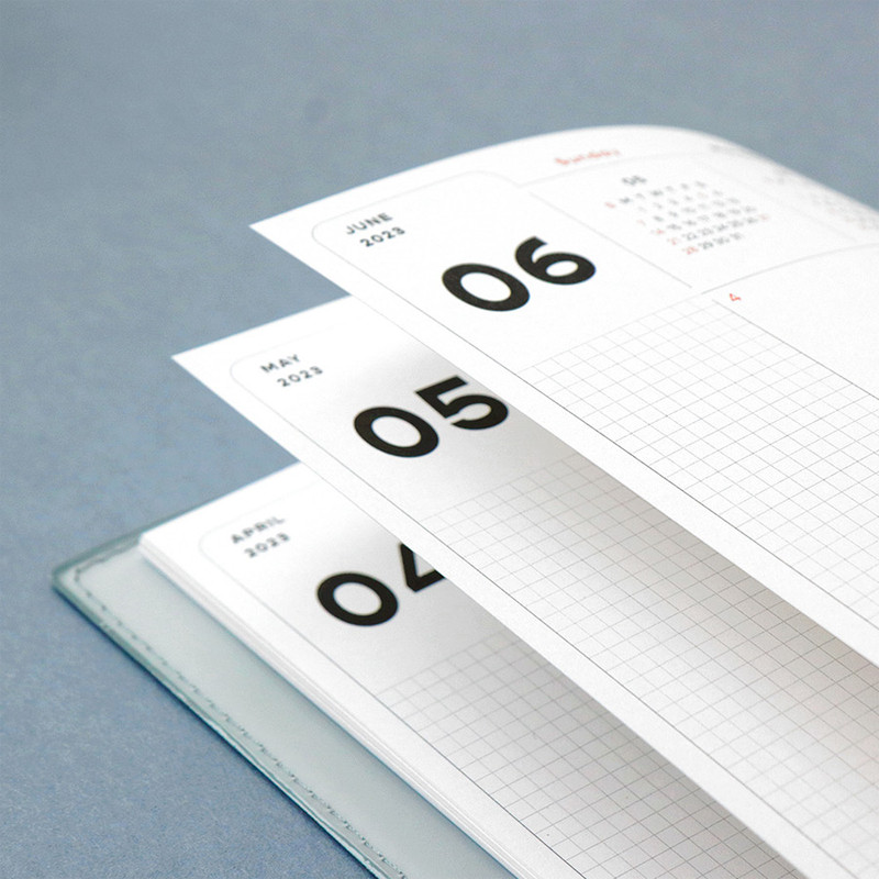 Detail of 2023 Simple A5 Large Dated Monthly Planner