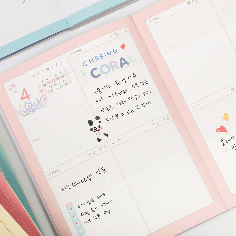 Weekly plan - 2023 Chou Chou B6 Dated Weekly Planner Weekly plan - 2023 Chou Chou B6 Dated Weekly Planner
