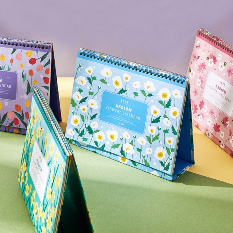 2023 Flowery Standing Flip Monthly Desk Calendar 2023 Flowery Standing Flip Monthly Desk Calendar